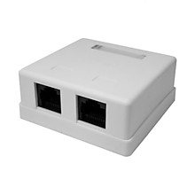 розетки компьютерные накладные на 2 гнезда